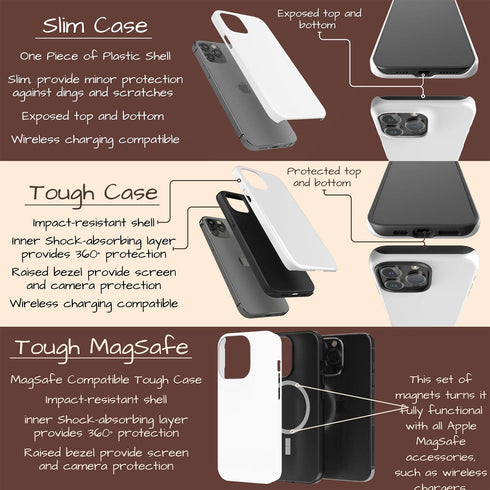 Custom Wood Initials Dark Tortoiseshell iPhone Case